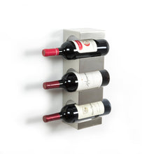 ALEX Wine Rack Wall Mounted, Wine Bottle Holder for 3 Bottles, Kitchen Organization and Wine Storage Stainless Steel