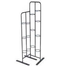 Vertical Metal Plant Stand 13 Tiers Display Plants Indoor or Outdoors on a Balcony Patio Garden - Dark Gray