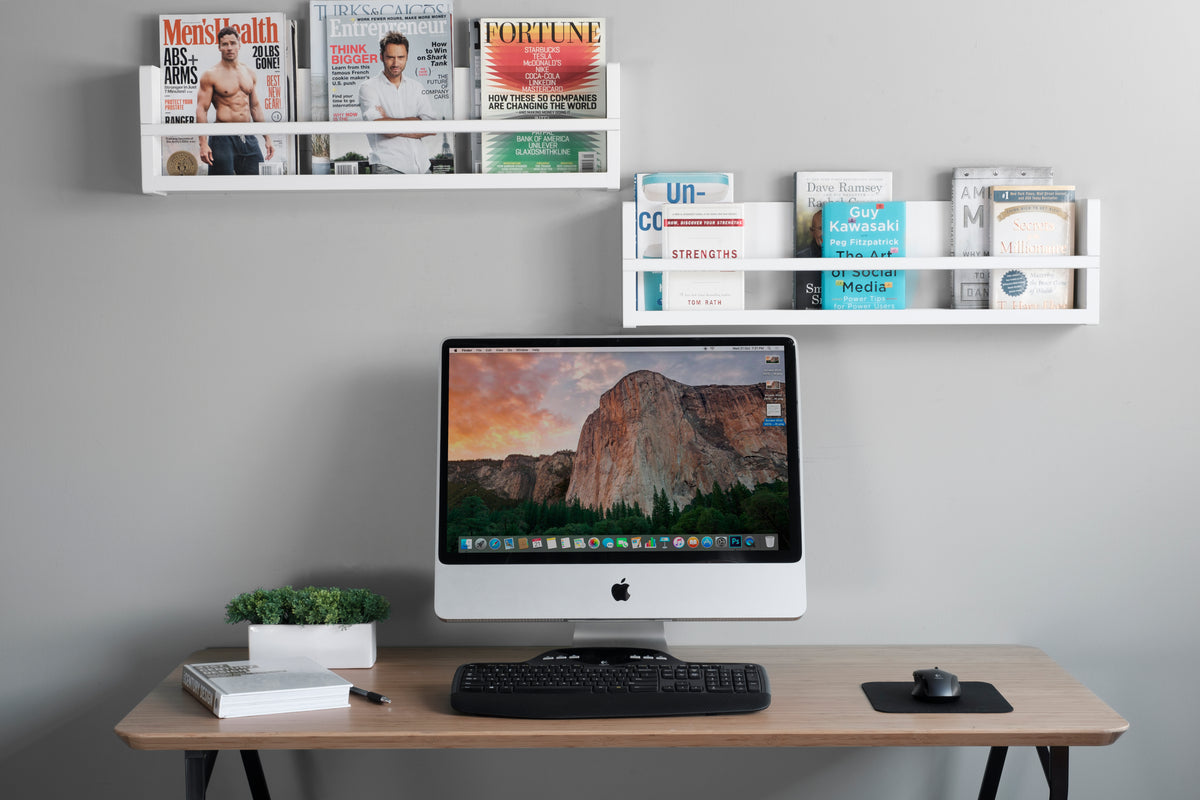 POLYNEZ Wall Shelf White brightmaison